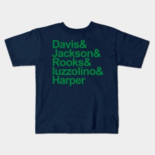 1992-93 Dallas Mavericks List, Green Kids T-Shirt